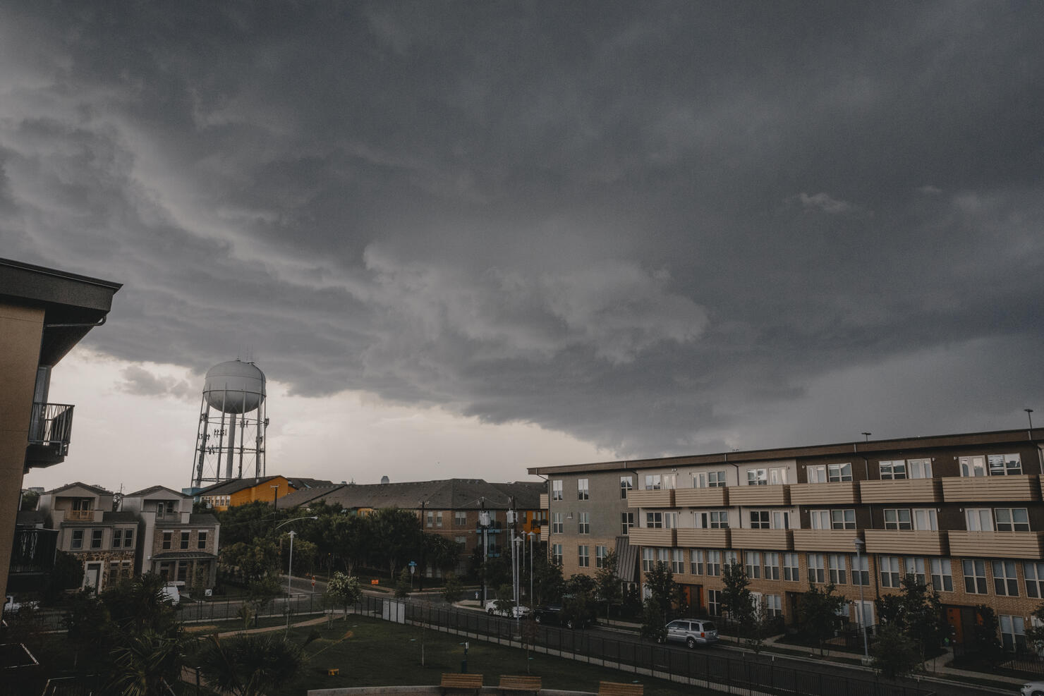 Ominous Storm Approaches City