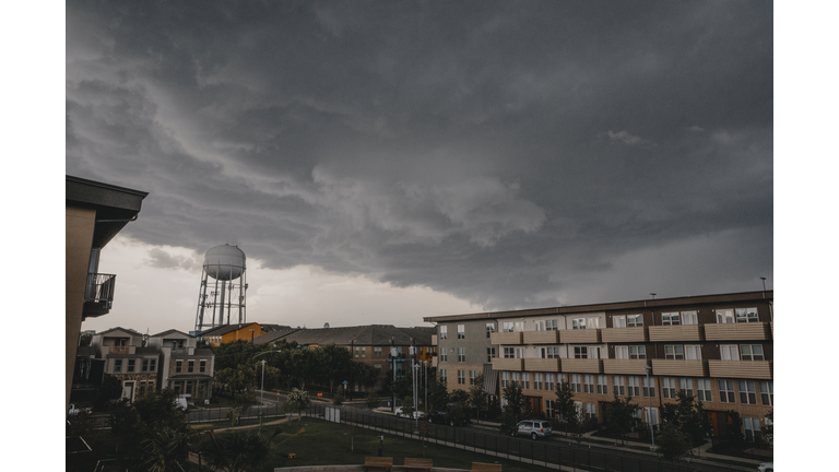 Ominous Storm Approaches City