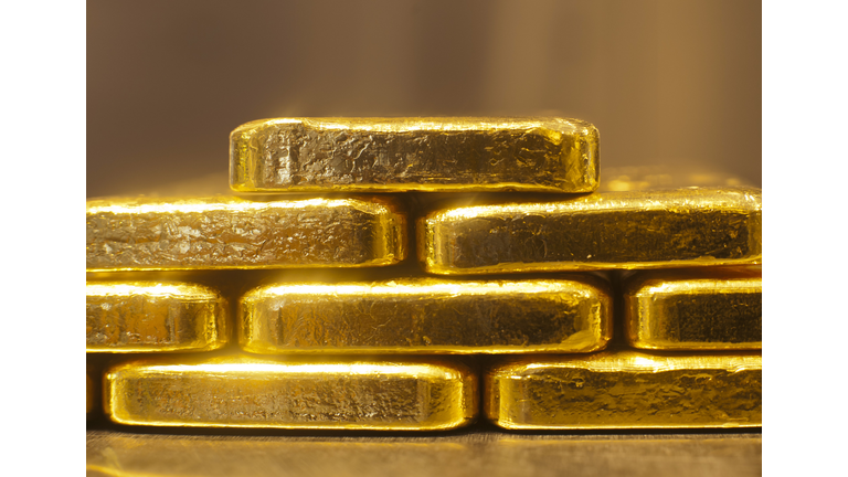 Gold Bars Weighing One Kilogram