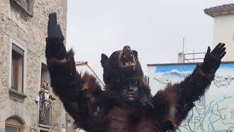 BEAR CUB RESCUED FROM WOODS BEING RAISED BY HUMANS IN BEAR SUITS