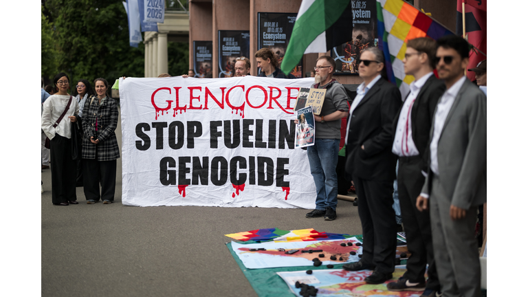 SWITZERLAND-ECONOMY-MINING-GLENCORE-DEMONSTRATION