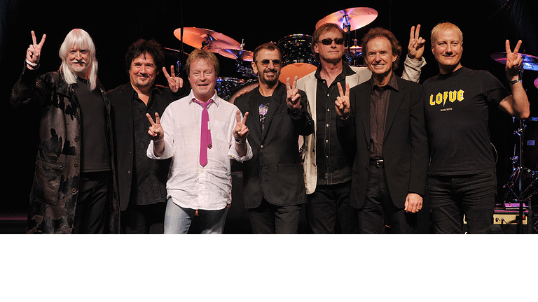 Member of 'The All Starrs' band (L-R) Ed