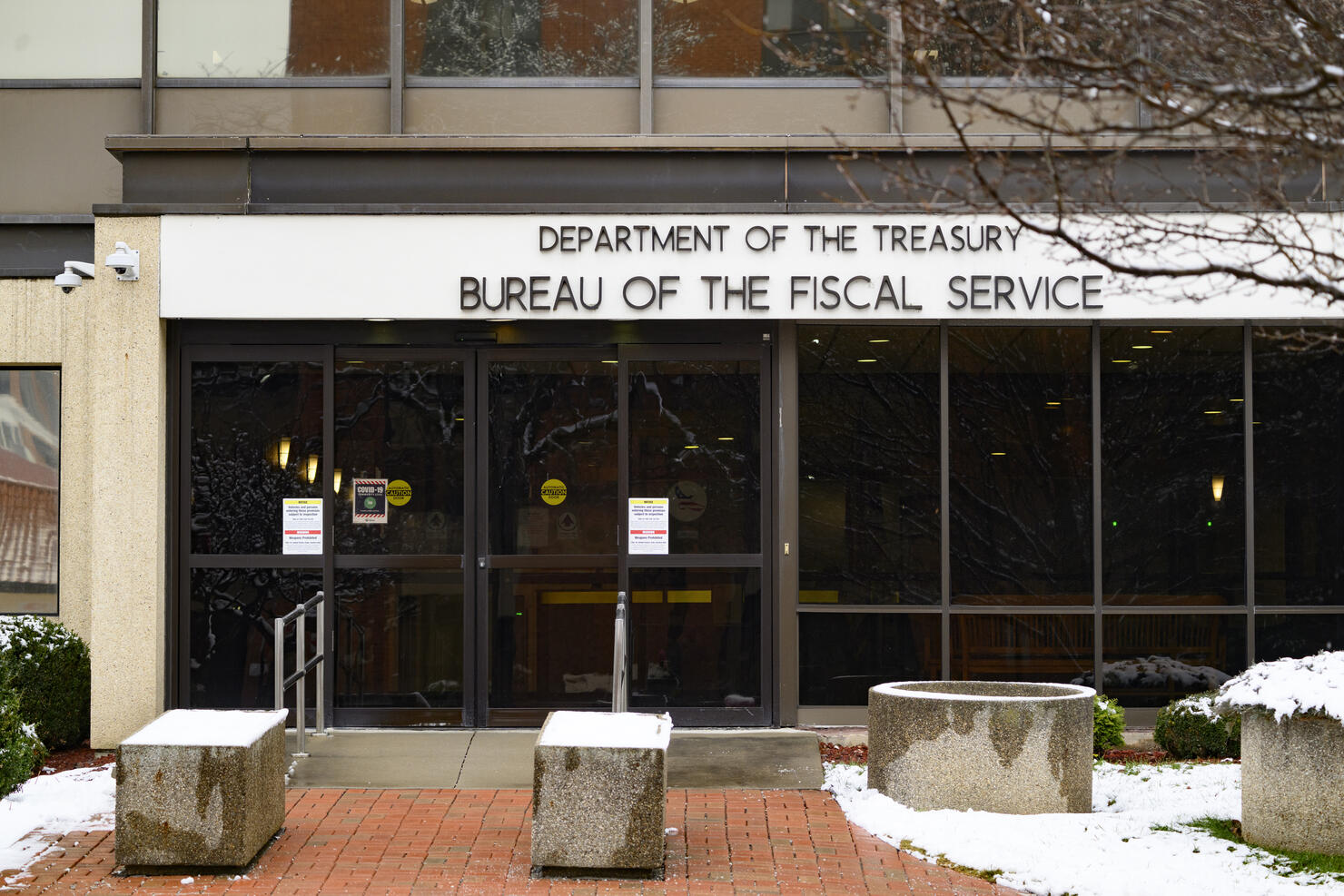 Elon Musk's DOGE Employees Work At The U.S. Treasury's Bureau Of Fiscal Service In West Virginia