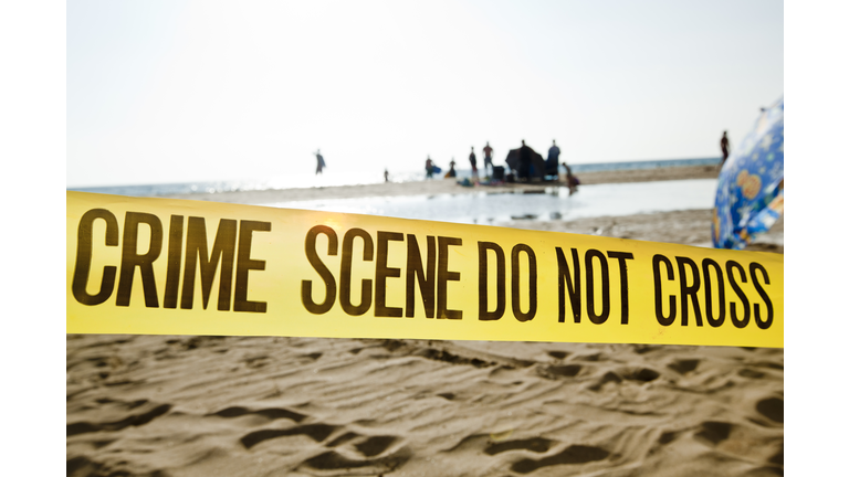 Beach Crime Scene