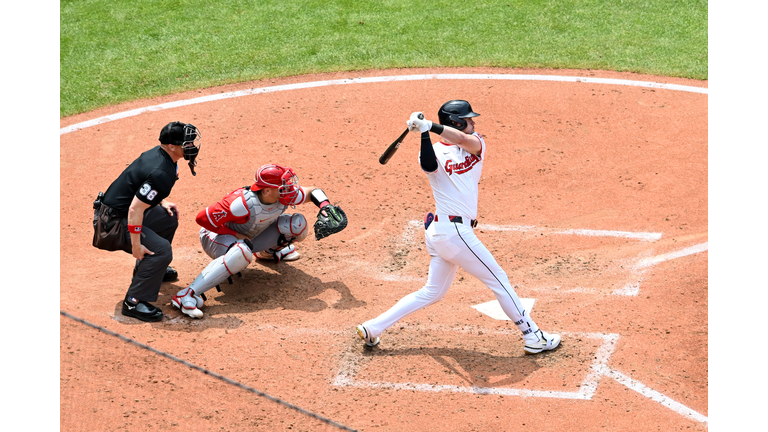 Los Angeles Angels v Cleveland Guardians