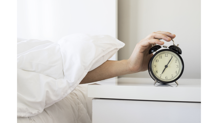 Turning off an alarm clock