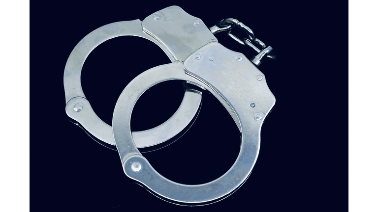 locked handcuffs for law enforcement restraint