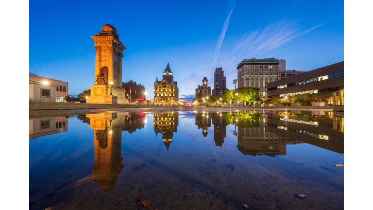Syracuse, New York, USA at Dawn