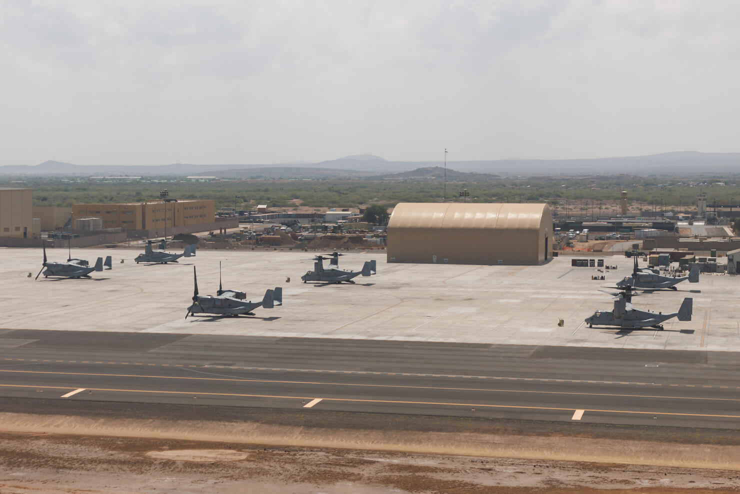 Views of US Military Base Camp Lemonnier in Djibouti