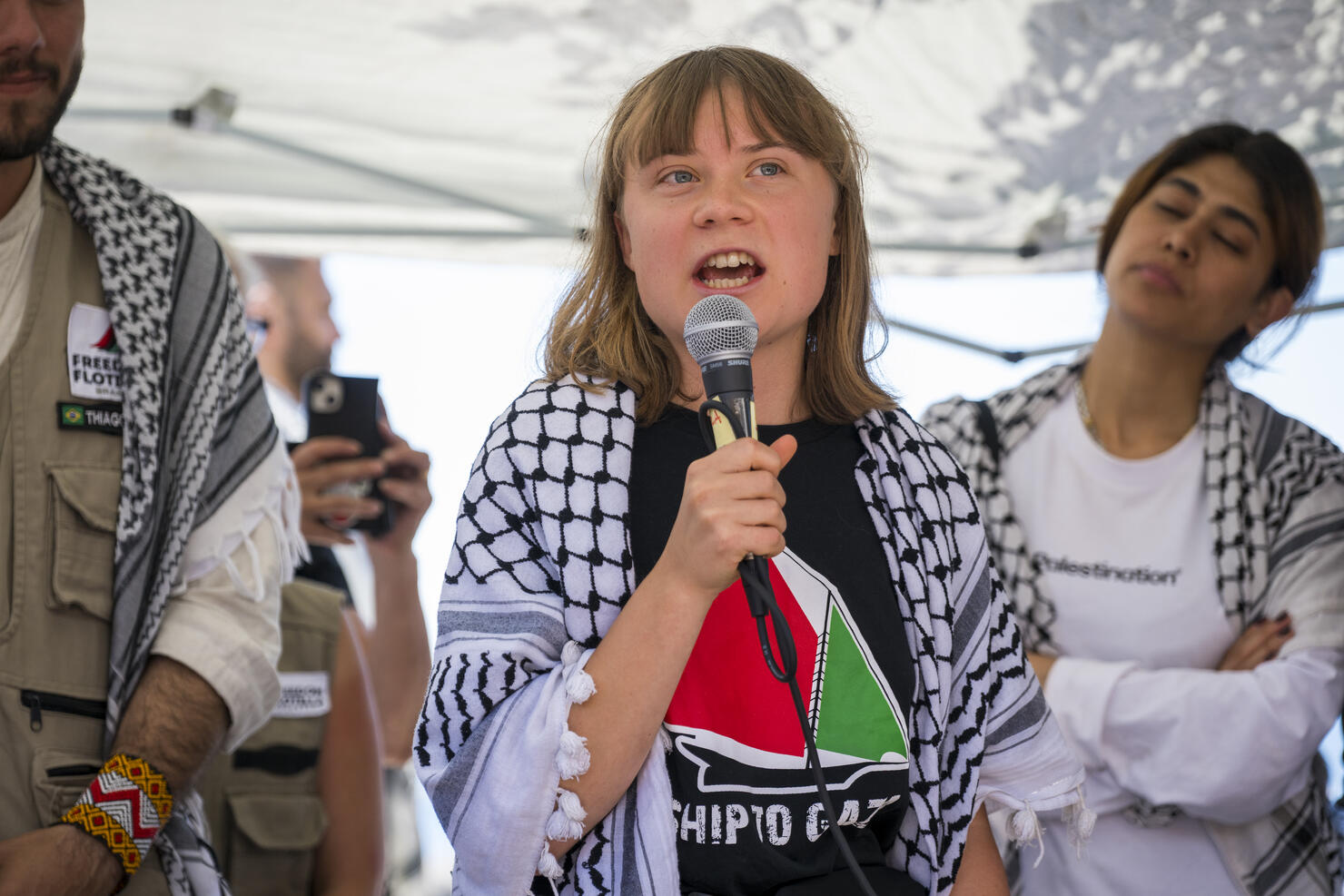 'Freedom Flotilla' And Greta Thunberg Prepare To Depart Italy For Gaza