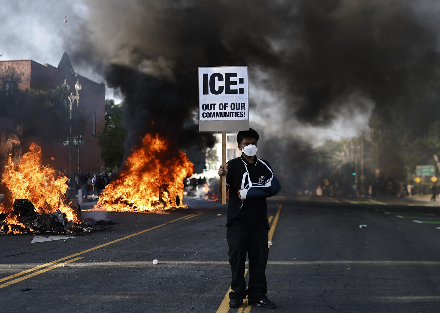 Protests Erupt In L.A. County, Sparked By Federal Immigration Raids