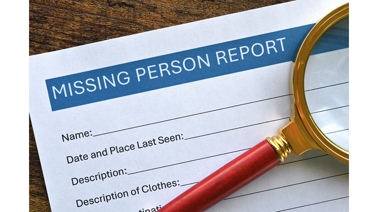 Missing Person Report Concept