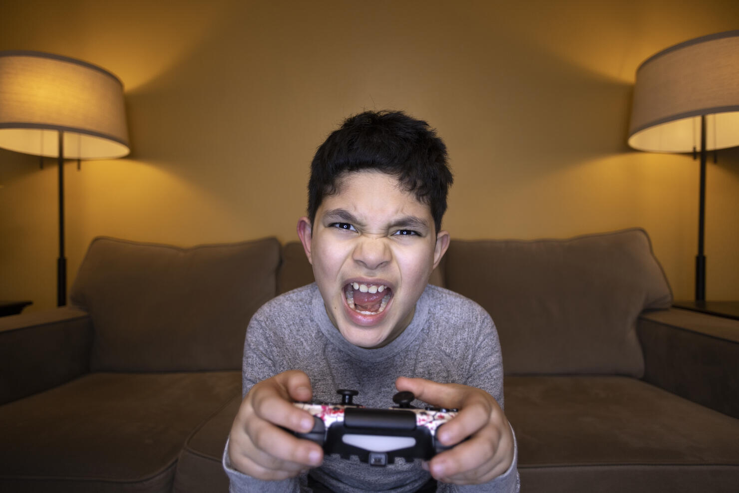 Kid Playing Video  Games