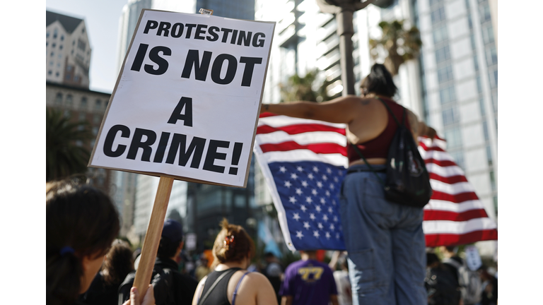 Protests Erupt In L.A. County Sparked By Federal Immigration Raids