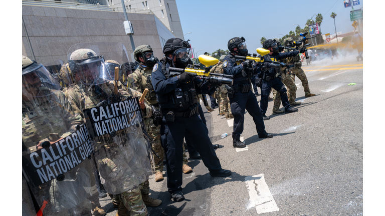 Protests Erupt In L.A. County, Sparked By Federal Immigration Raids