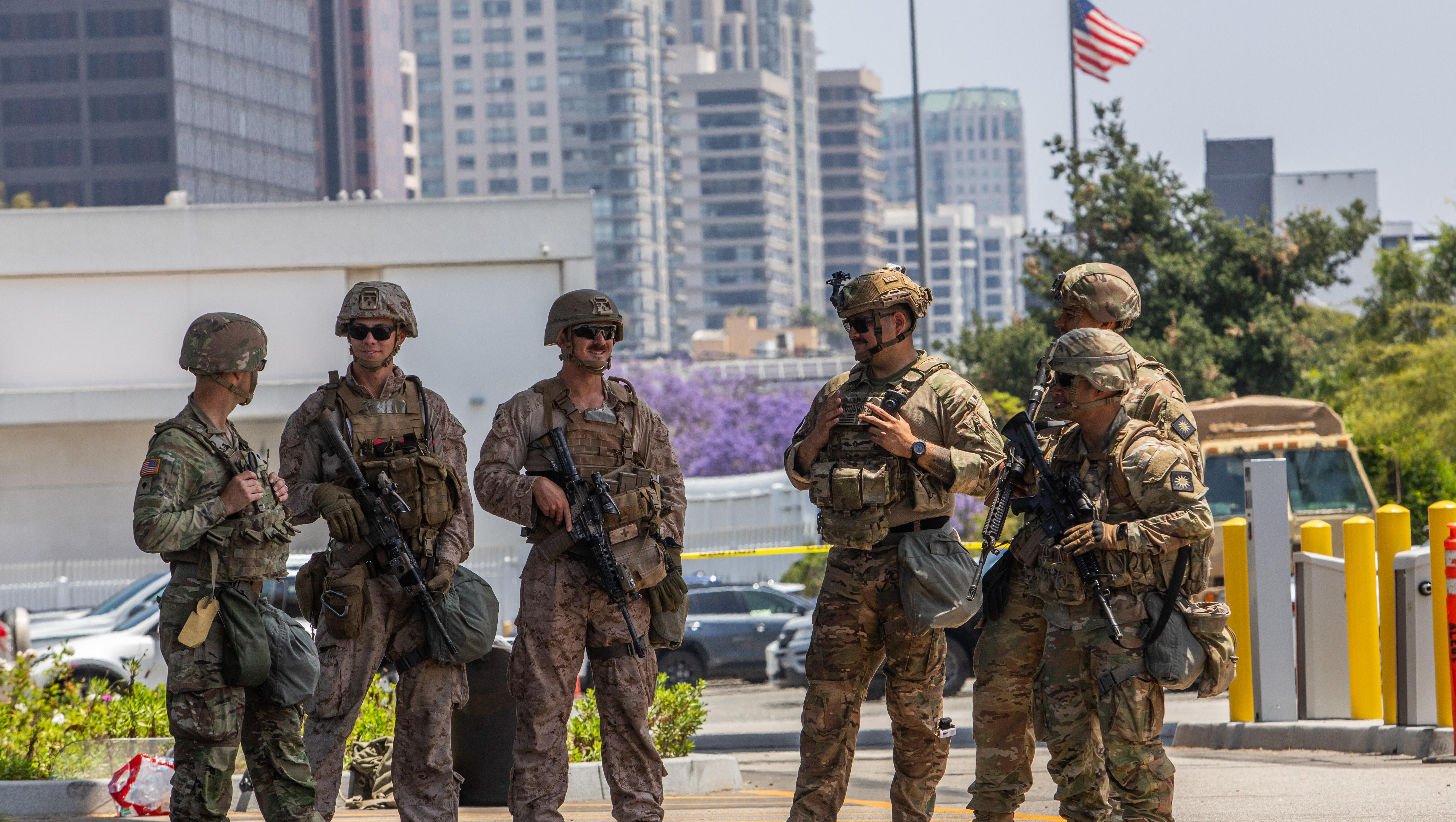 Marines in Westwood, Outdoor Drinking in Santa Monica & Mo’s “Bee Phobia”