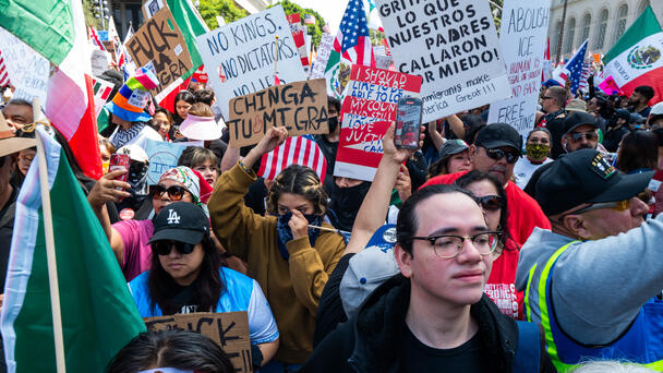 `No Kings' Protesters Slam Trump's Illegal Immigration Policies