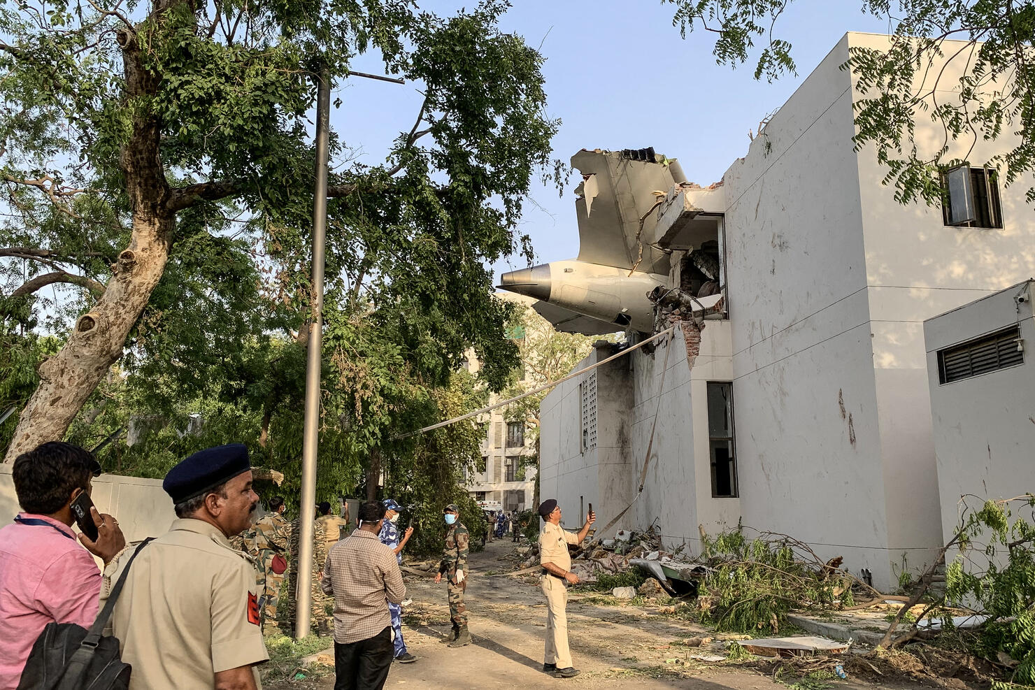 TOPSHOT-INDIA-AVIATION-CRASH