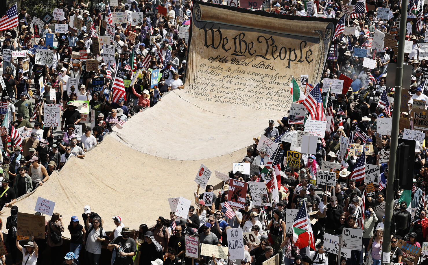 Anti-Trump "No Kings" Protests Pop Up Across The Country