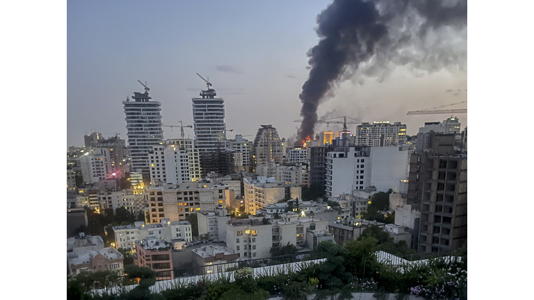 Israel-Strikes-Iranian-Media-Building