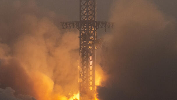 SpaceX Starship Explodes on Test Stand in Texas