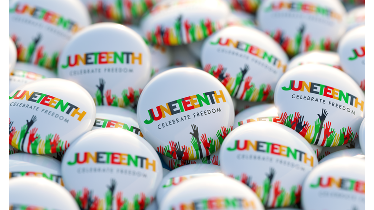 Juneteenth Printed Badges