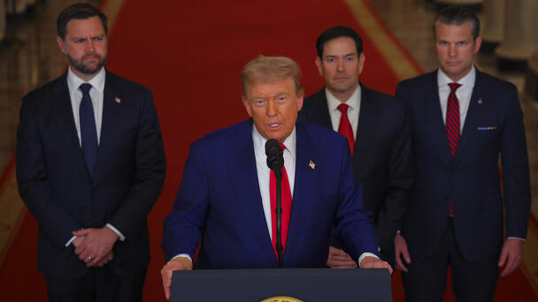 President Trump Addresses The Nation After Successful Strikes Against Iran