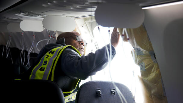 NTSB Reveals Results Of Probe Into Alaska Airlines Mid-Air Door Blowout