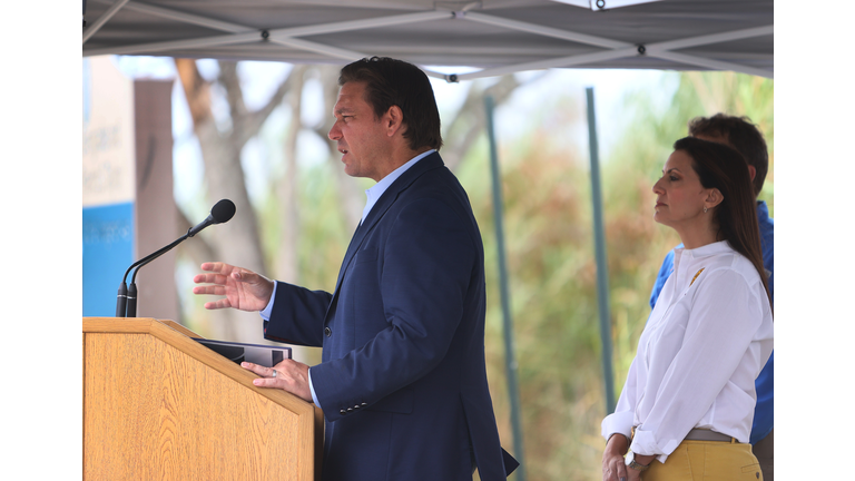 Florida Governor Ron DeSantis Kicks Off The 2021 Python Challenge In The Everglades