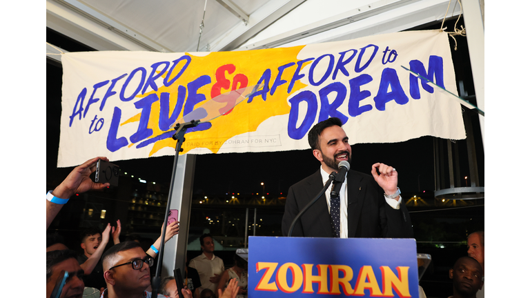 Mayoral Candidate For New York Zohran Mamdani Holds Primary Election Night Party