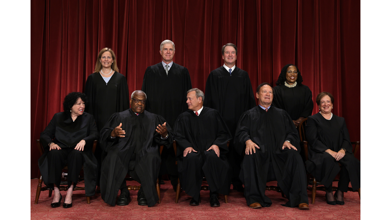 The U.S. Supreme Court Poses For Official Group Photo