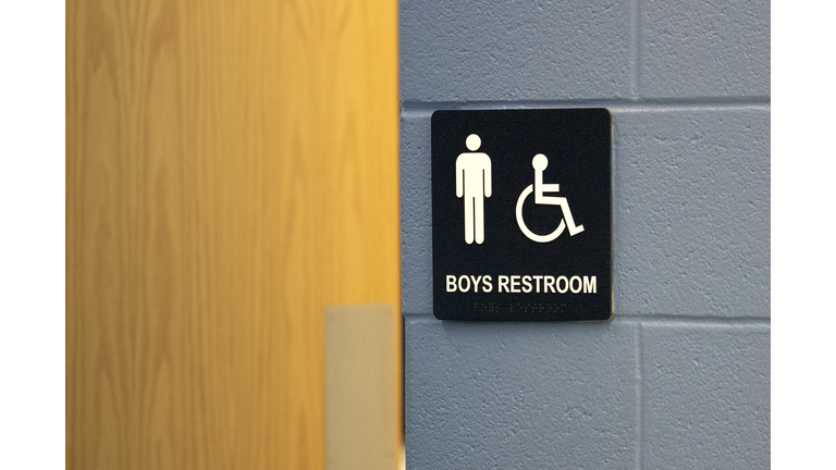 Boys Restroom in High School