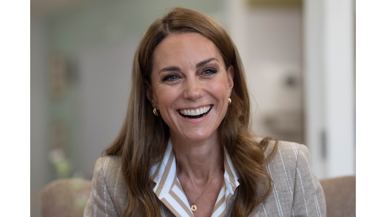 The Princess Of Wales Visits RHS's Wellbeing Garden At Colchester Hospital