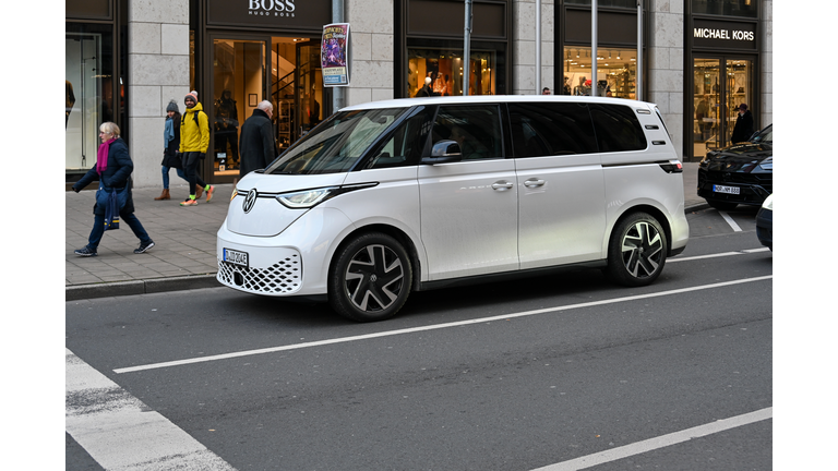 The new electric van Volkswagen ID. Buzz
