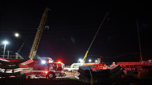 Firefighters Rescue 31 Workers Trapped After Tunnel Collapse