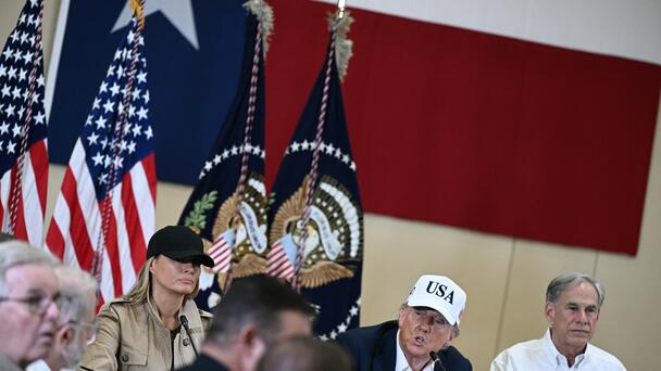 Trump Tours Central Texas Flood Damage