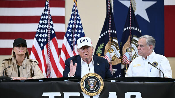 Trump Tours Central Texas Flood Damage