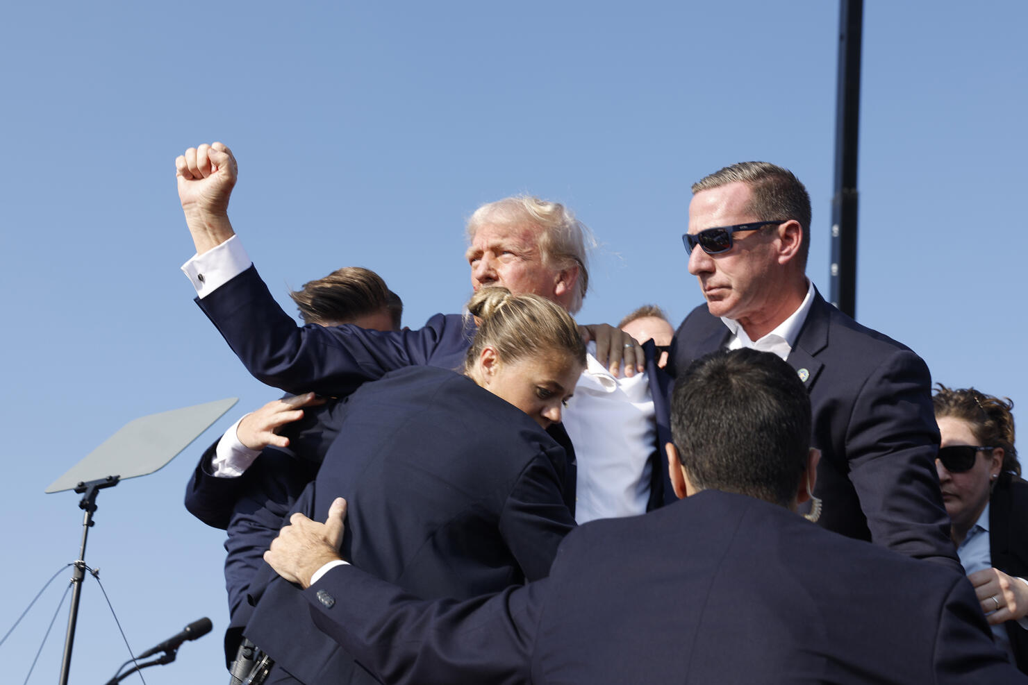 Donald Trump Injured During Shooting At Campaign Rally In Butler, PA