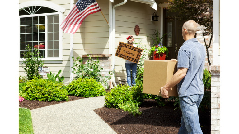 Married Couple on Moving Day
