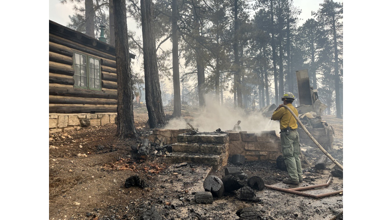 Dragon Bravo Fire Burns Historic Lodge On Grand Canyon's North Rim