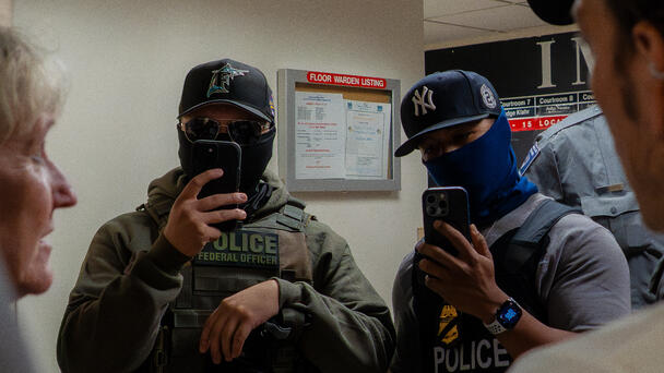 NY AG Leads Effort to Ban Masks for ICE Agents
