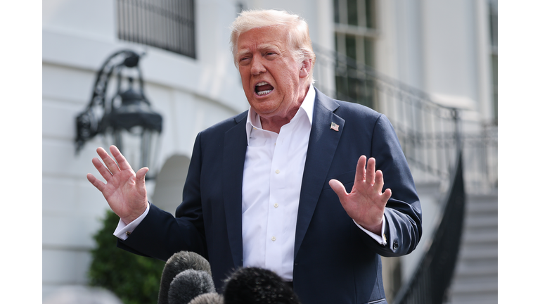 President Trump Departs White House En Route To Texas