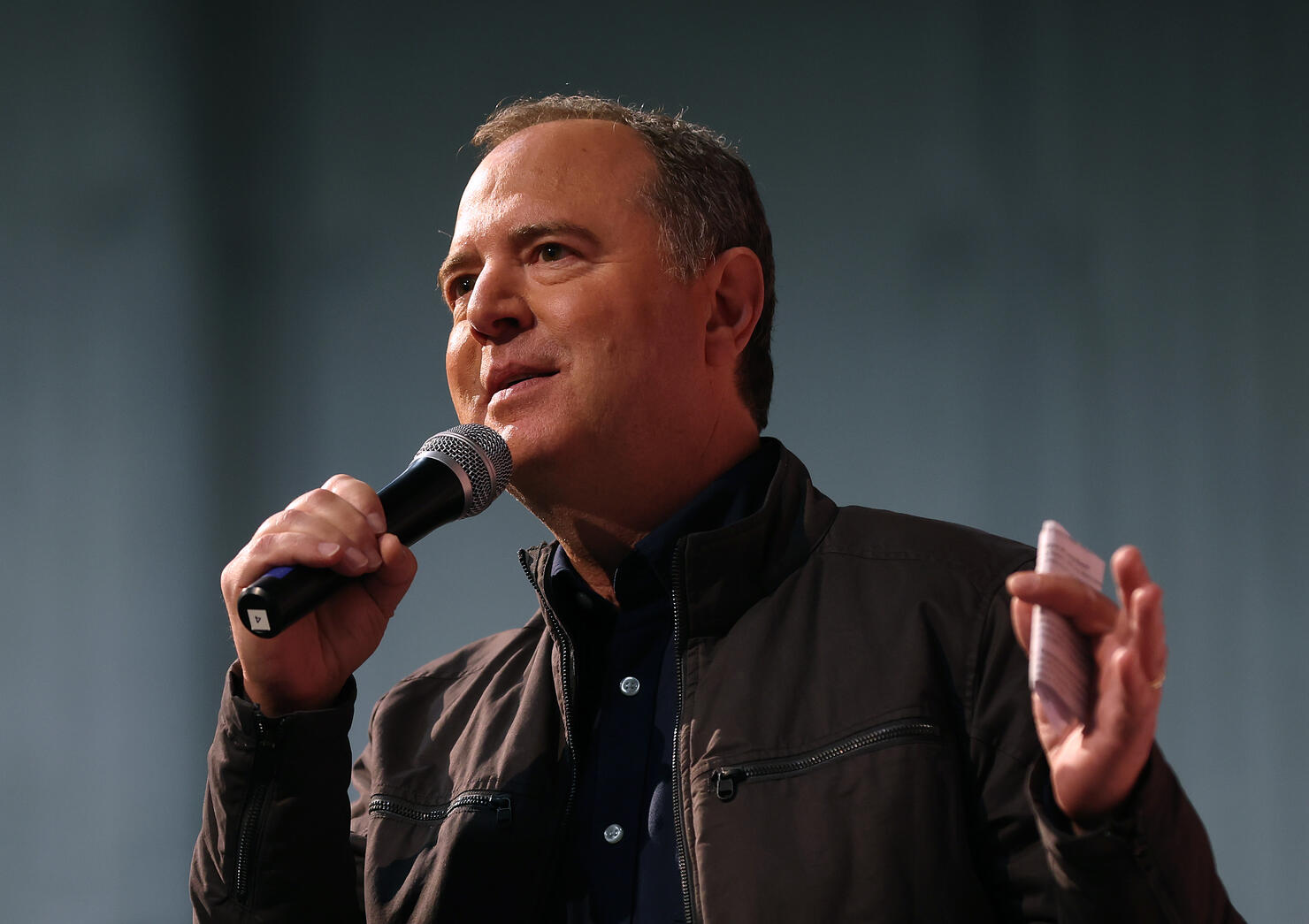 Adam Schiff Campaigns For Senate In Los Angeles On Eve Of Primary Election