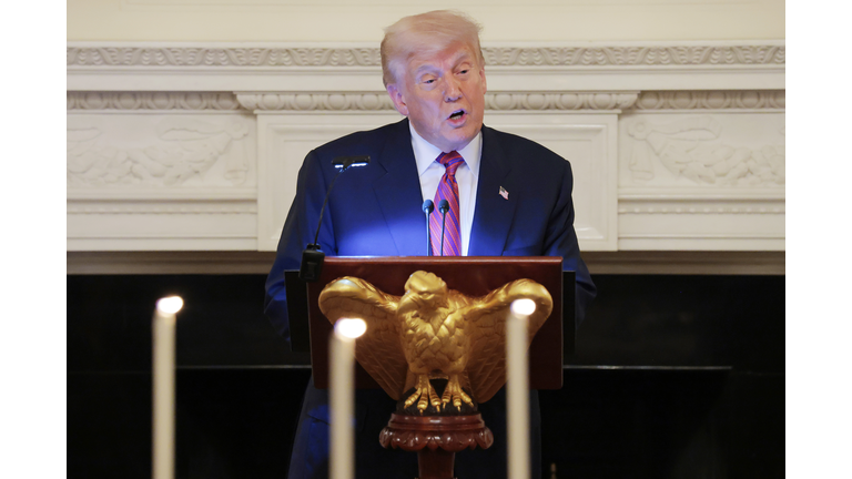 President Trump Hosts Dinner For GOP Senators At The White House