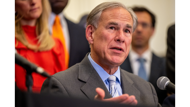 Texas Governor Abbott Holds Press Conference On Texas CHIPS Act