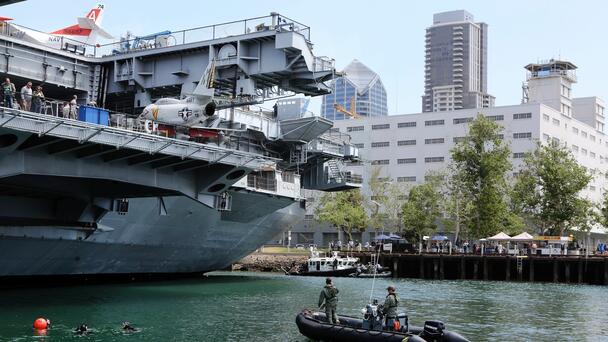 Video Shows Private Boat Crashing Into USS Midway Museum Ship