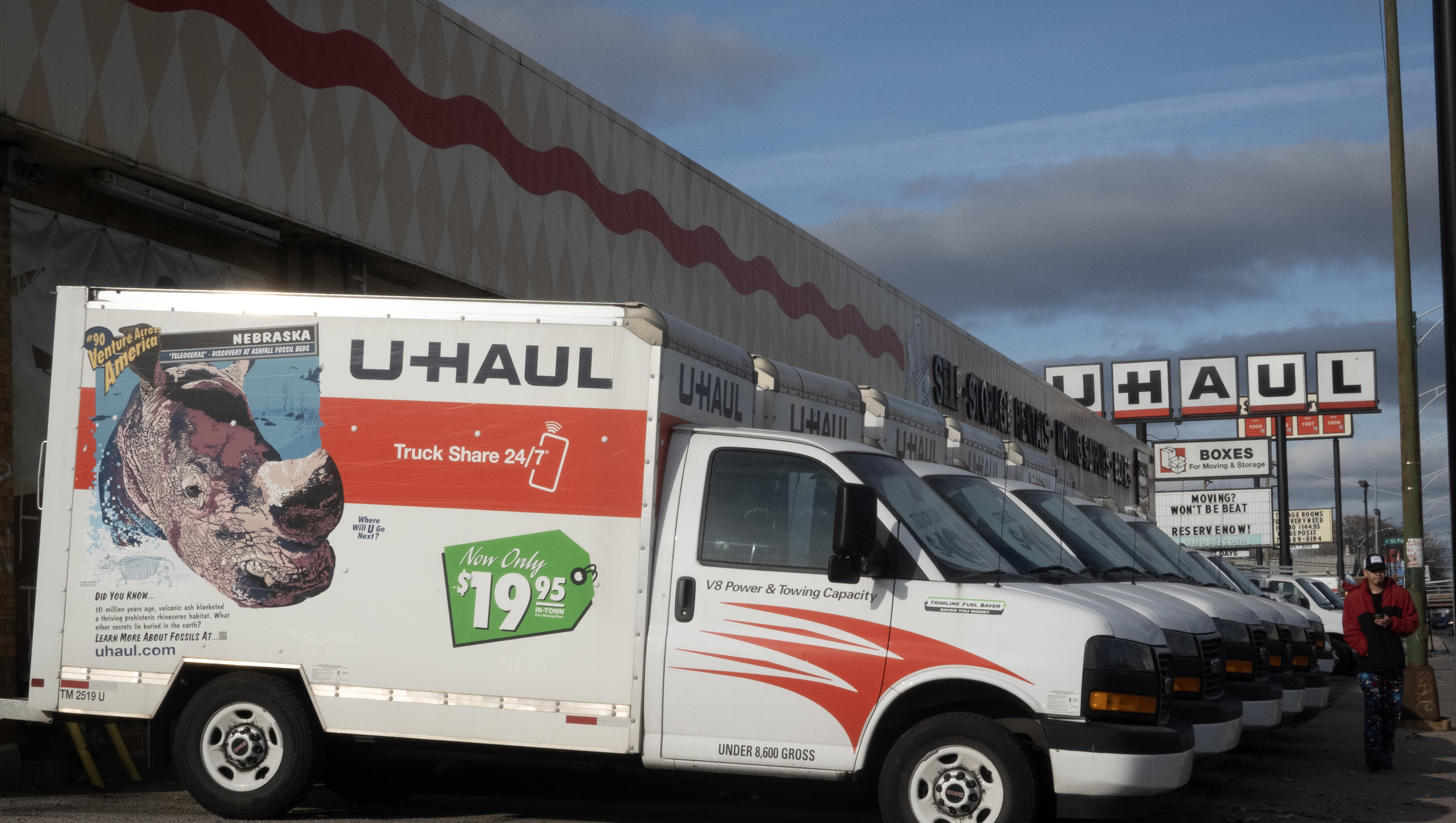 Who Does Donuts with a U-Haul Truck? THIS GUY DOES!