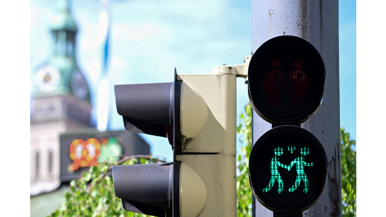 GERMANY-TRANSPORT-TRAFFIC-CITY-QUEER-LGBTQ