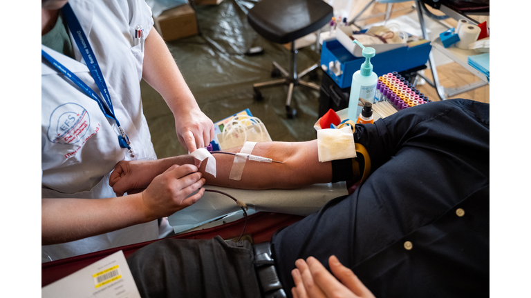 FRANCE-HEALTH-BLOOD-DONATION