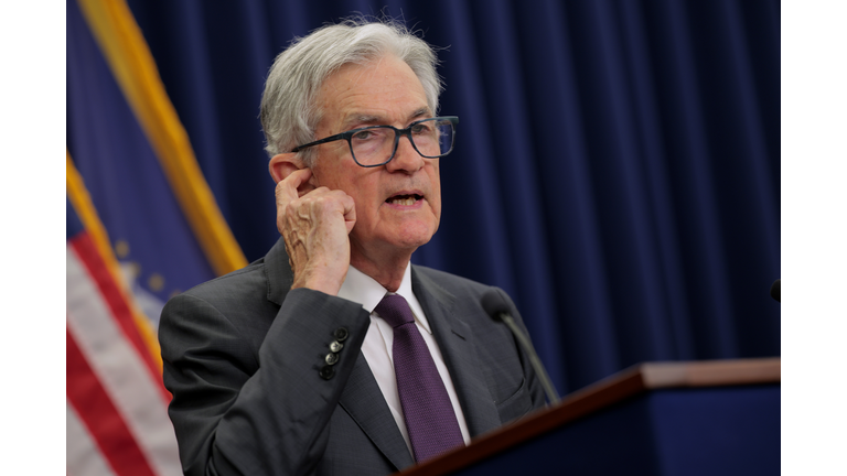 Fed Chair Jerome Powell Holds Press Conference On Interest Rates